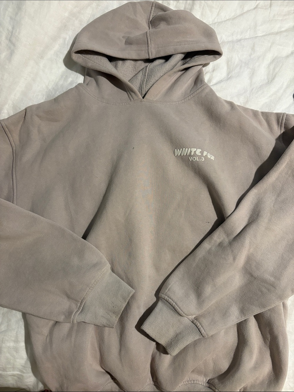 White Fox Boutique Vol.3 Hoodie in Taupe